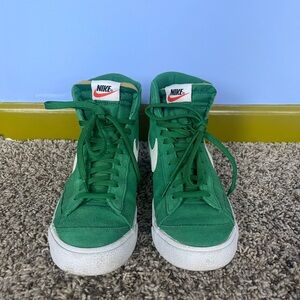 Nike Blaze Green High-Top Sneakers